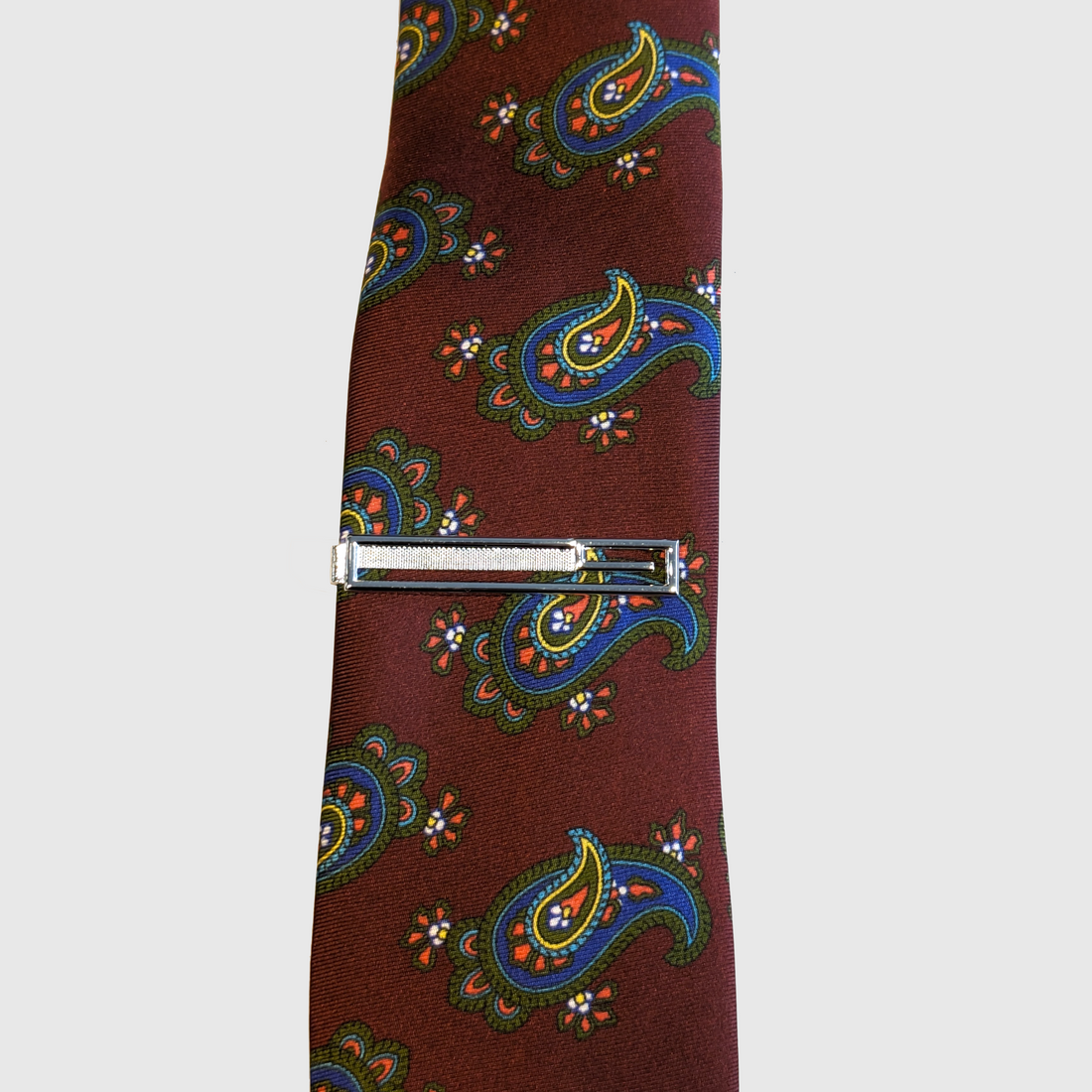 Tie Bar Slotted - Silver