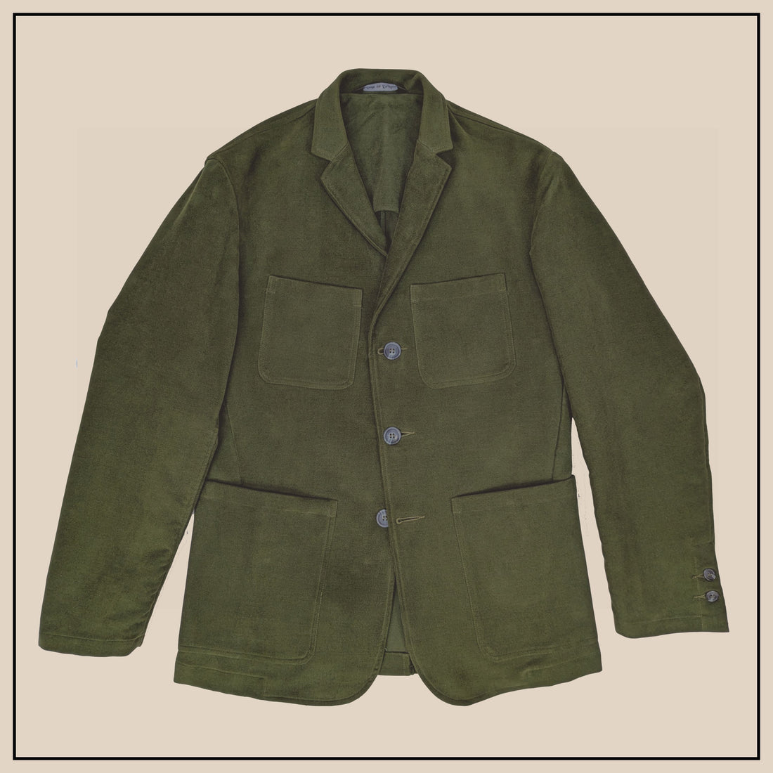 Work Jacket - Olive Moleskin