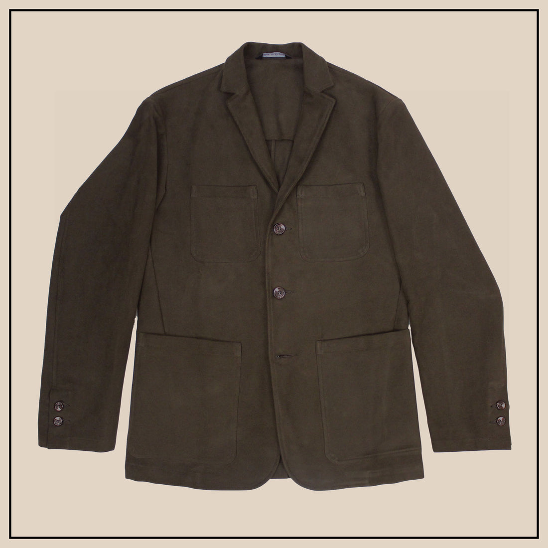Work Jacket - Brown Moleskin