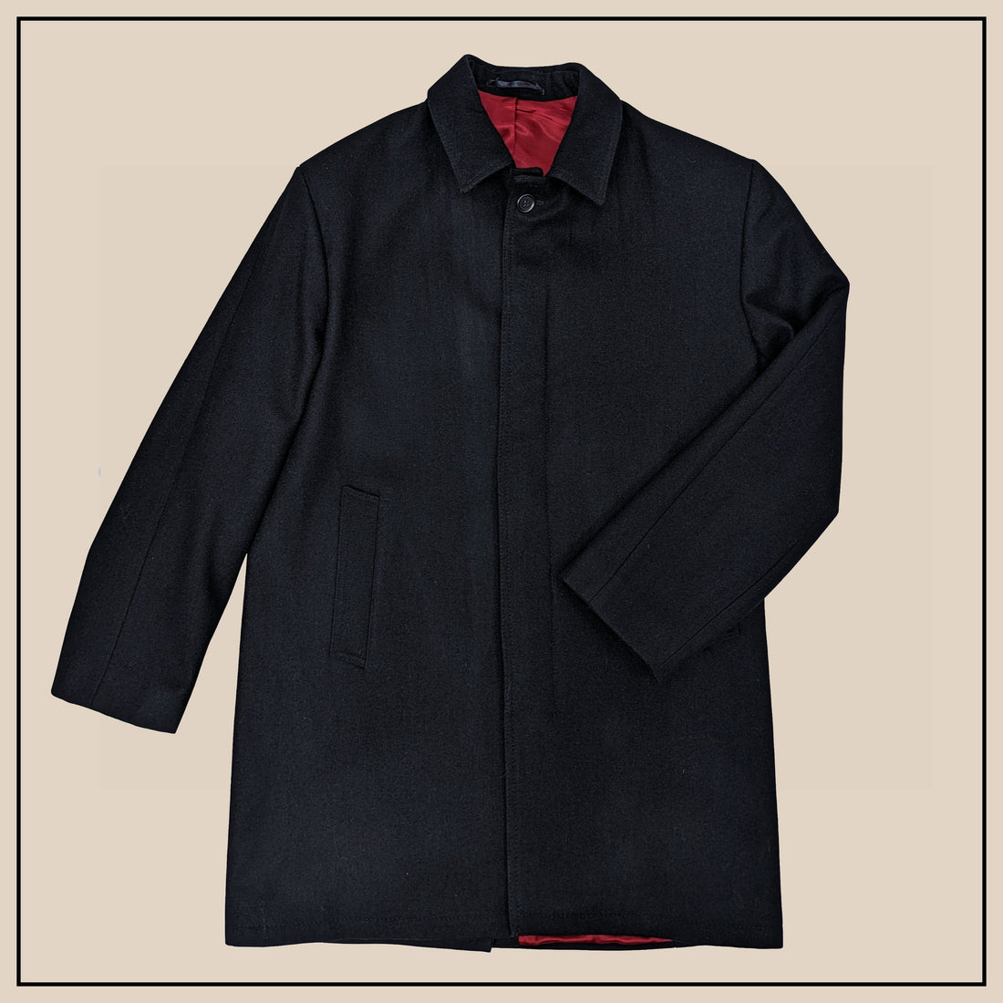 JTG Car Coat - Black