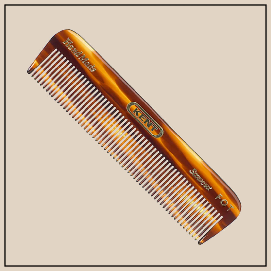 KENT 112mm Pocket Comb Fine Hair A FOT