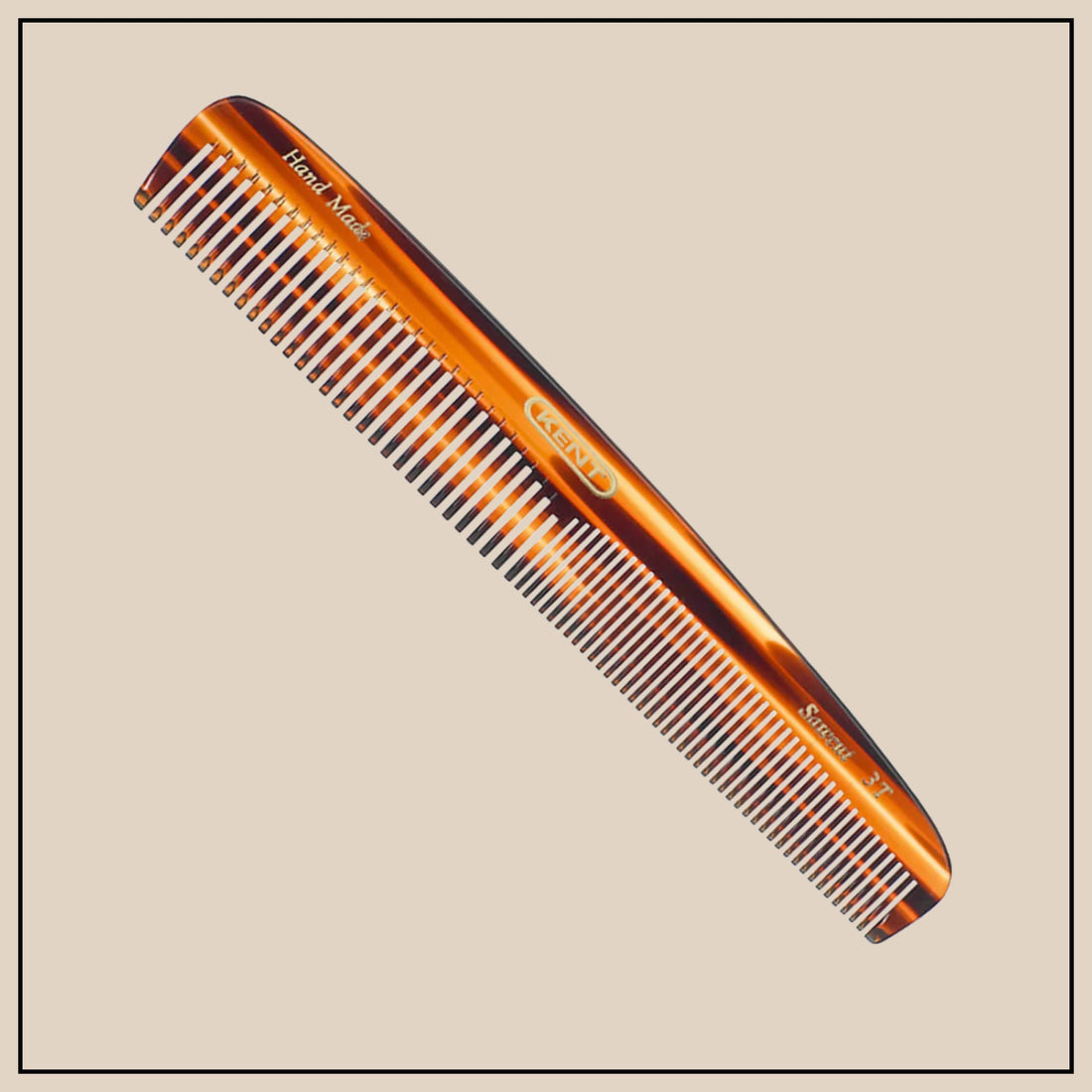 KENT 167mm Dressing Comb Thick/Fine Hair A 3T