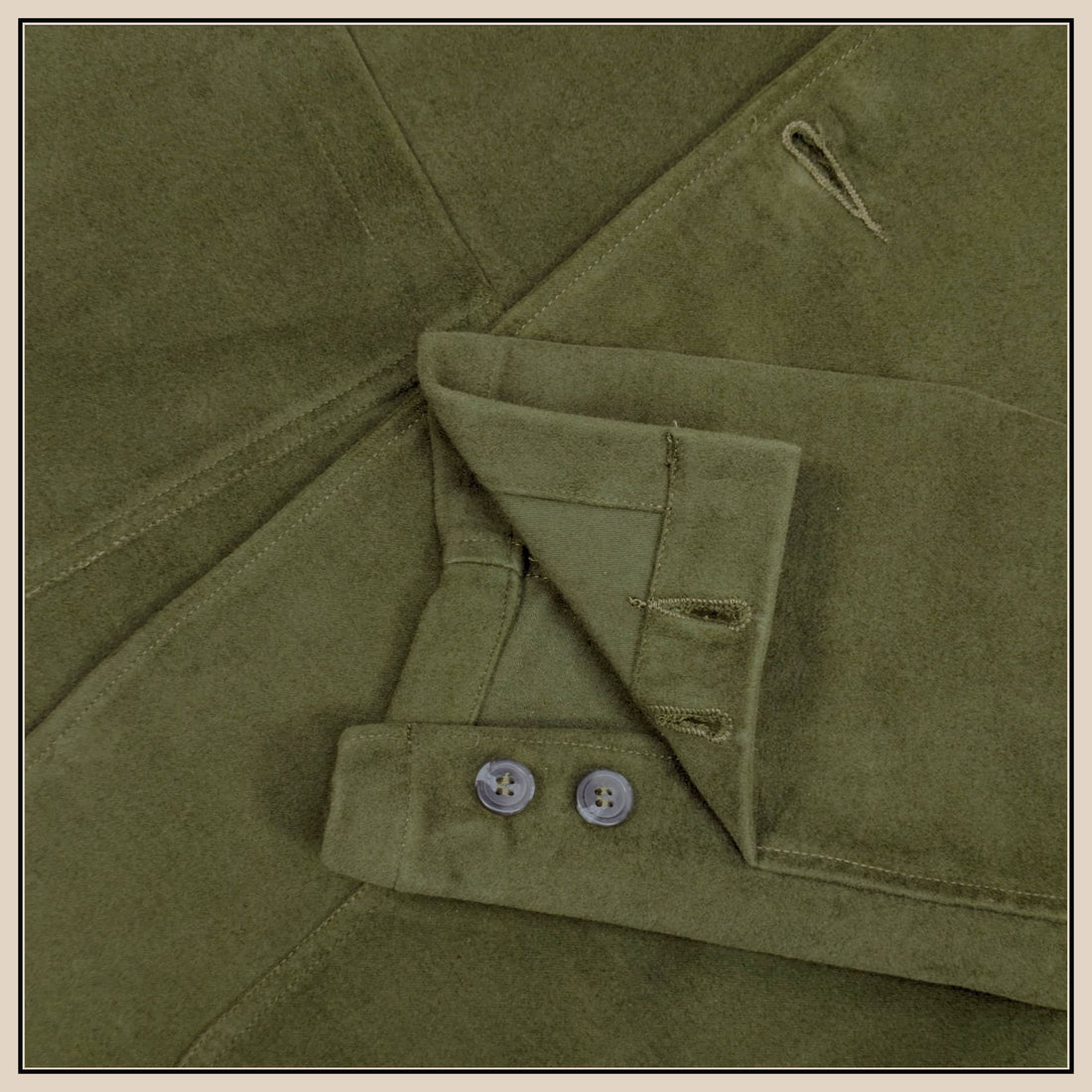 Work Jacket - Olive Moleskin