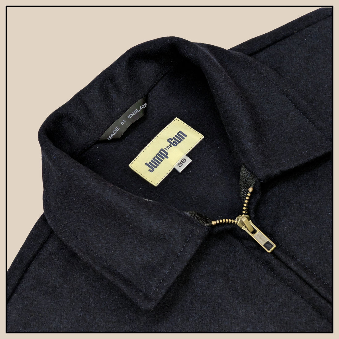 Albert Jacket - Dark Navy Melton Wool