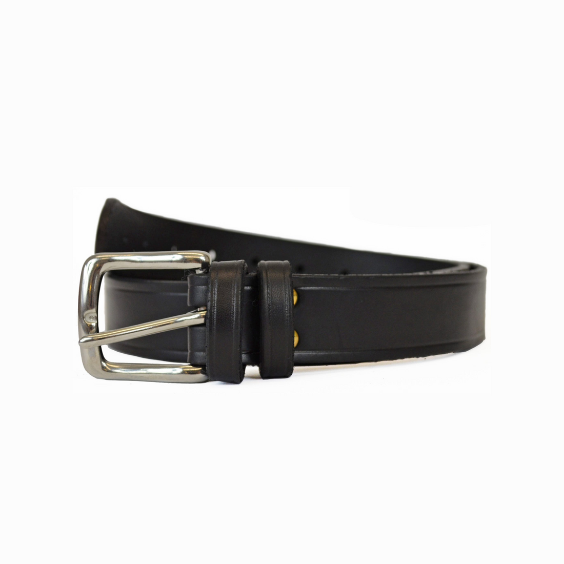 Narrow Belt - Black Full Grain Leather