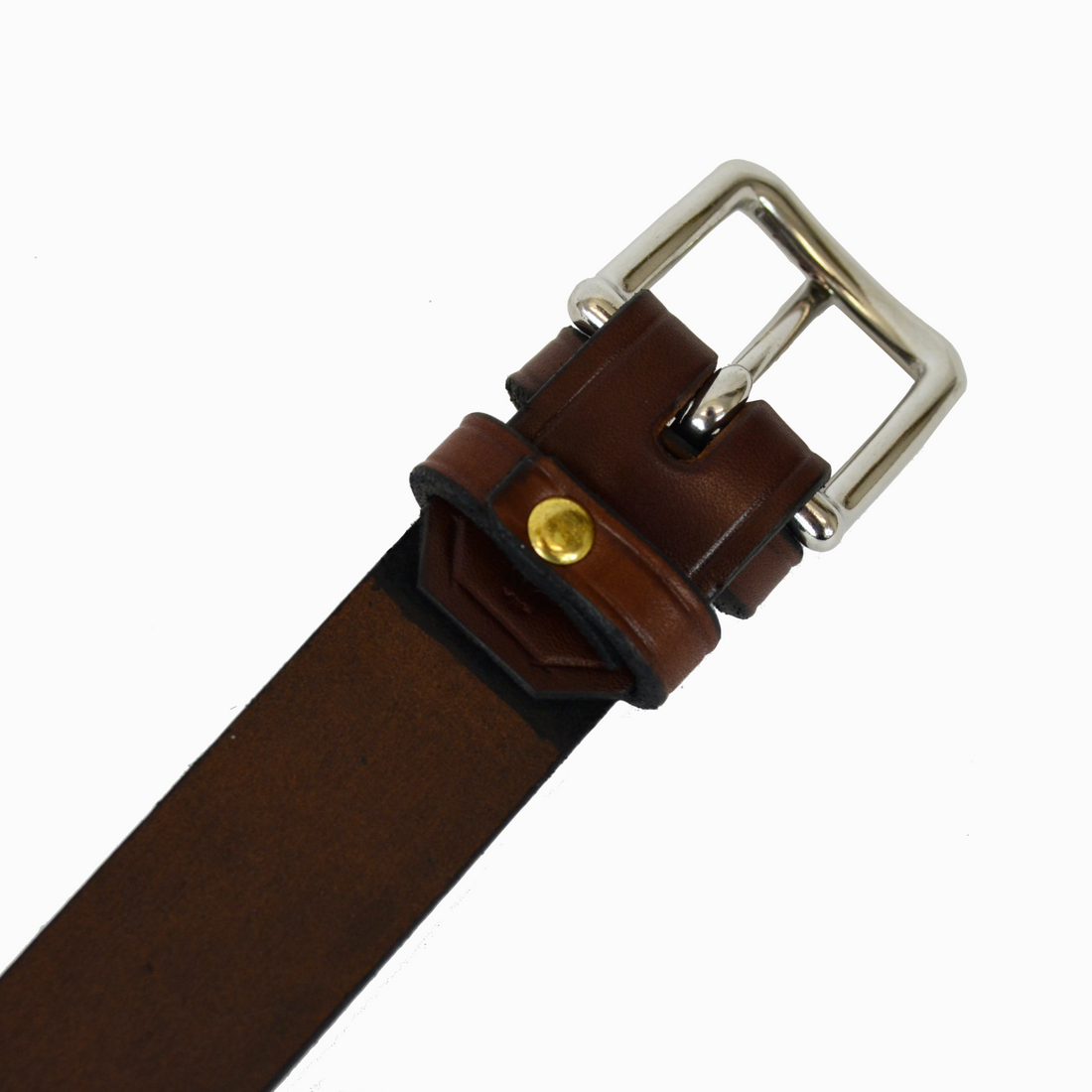 Narrow Belt - Brown Full Grain Leather