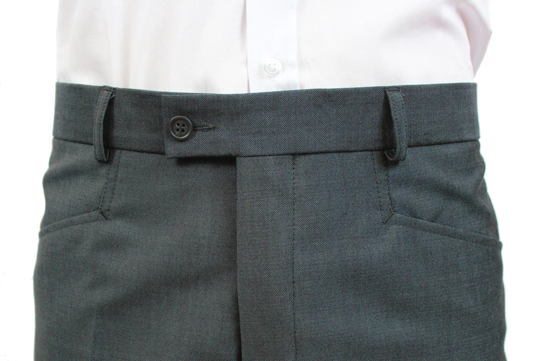 Suit Trousers - Charcoal 3 Ply Tonic