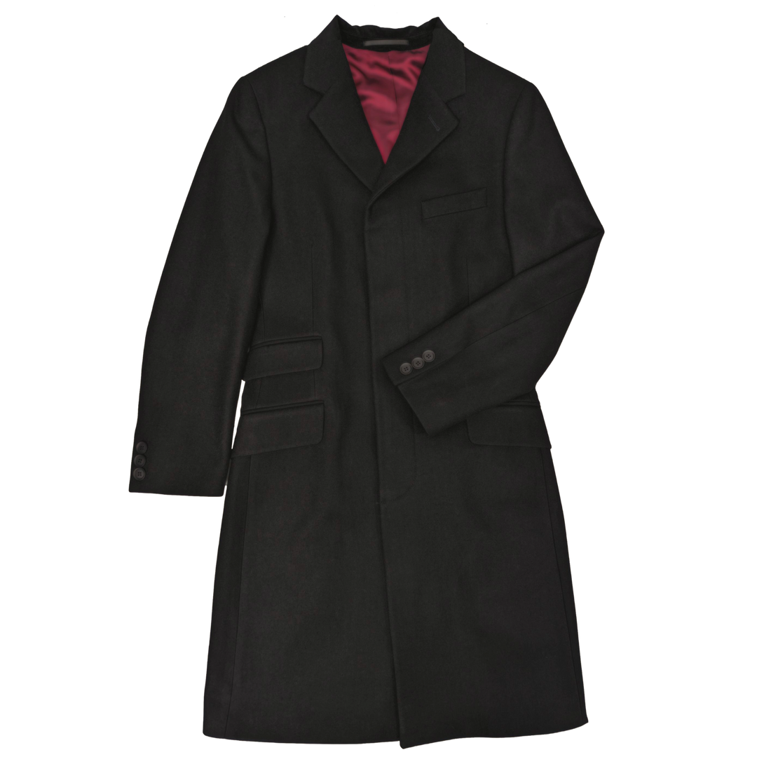 JTG Overcoat - Black