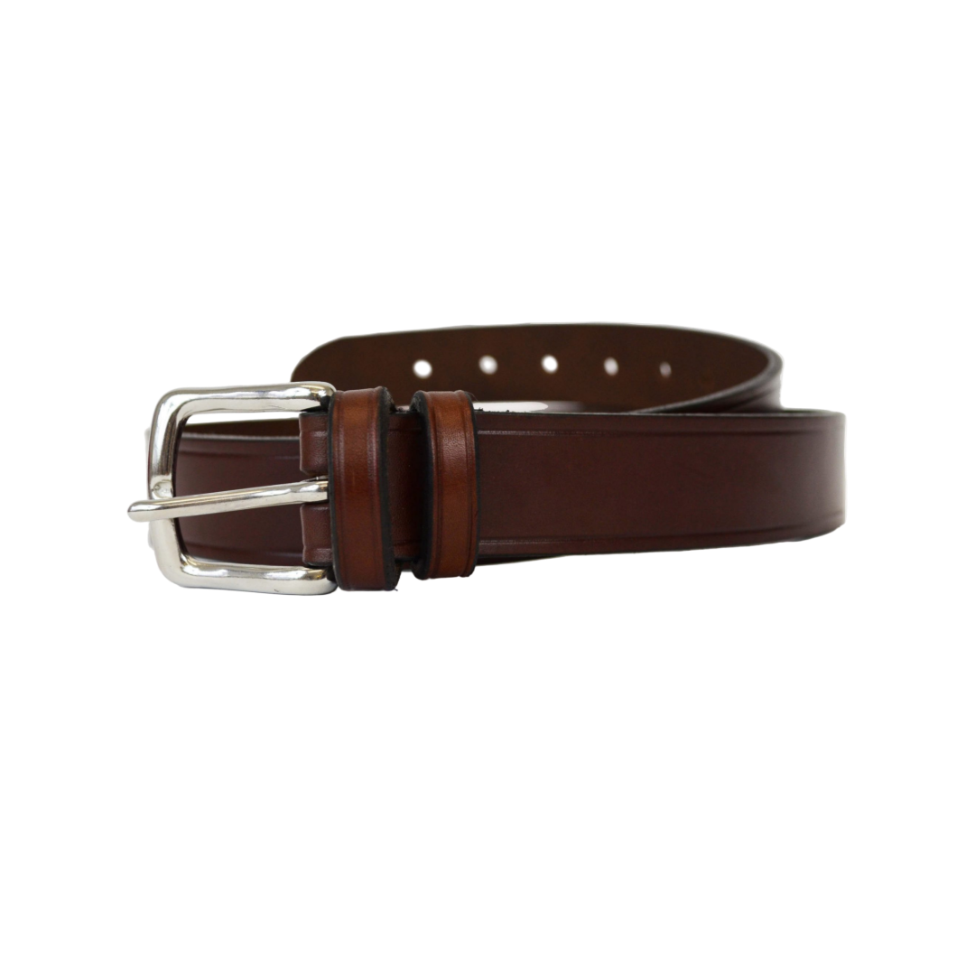 Narrow Belt - Brown Full Grain Leather
