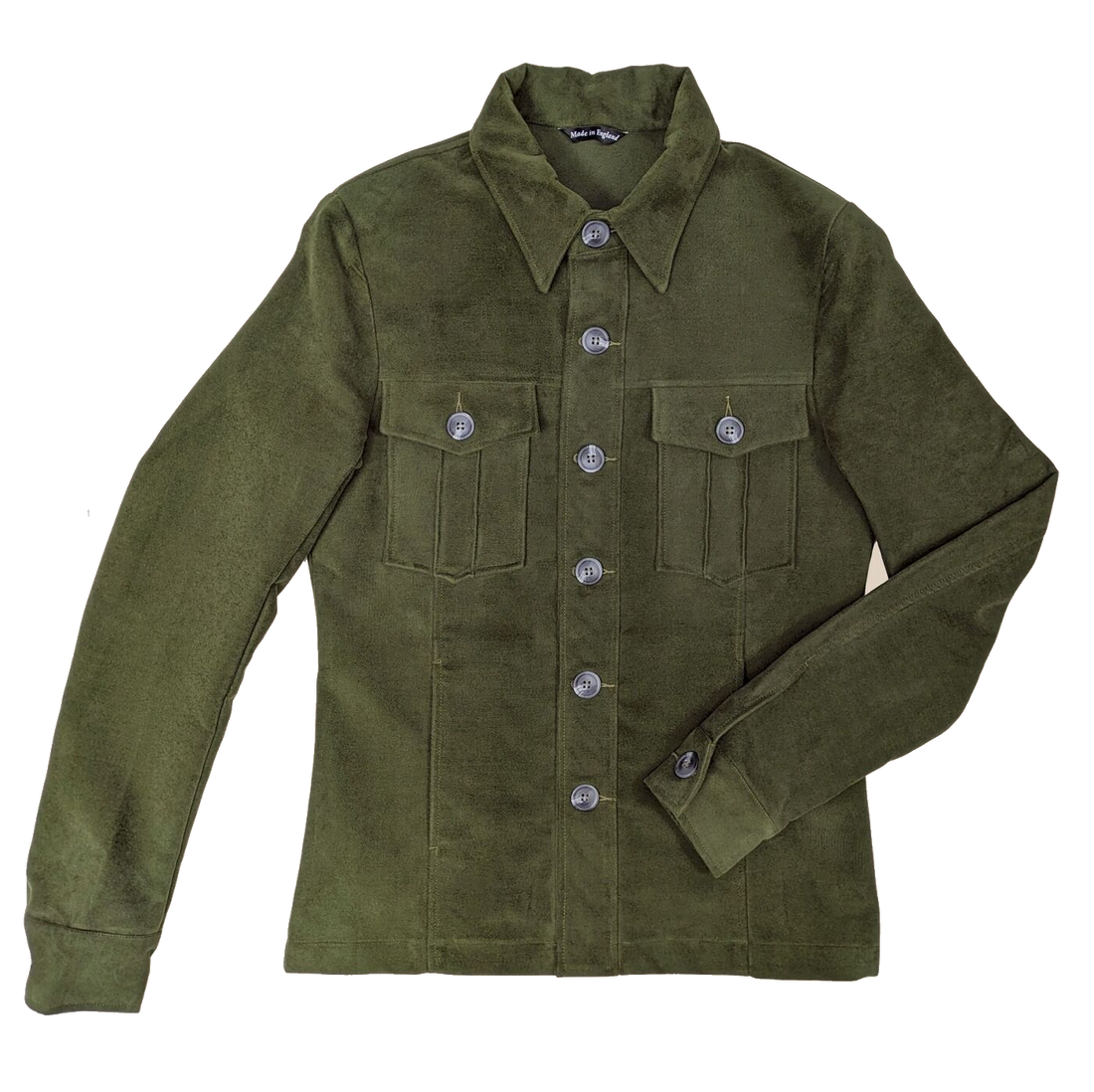 Charlie Jacket - Olive Moleskin