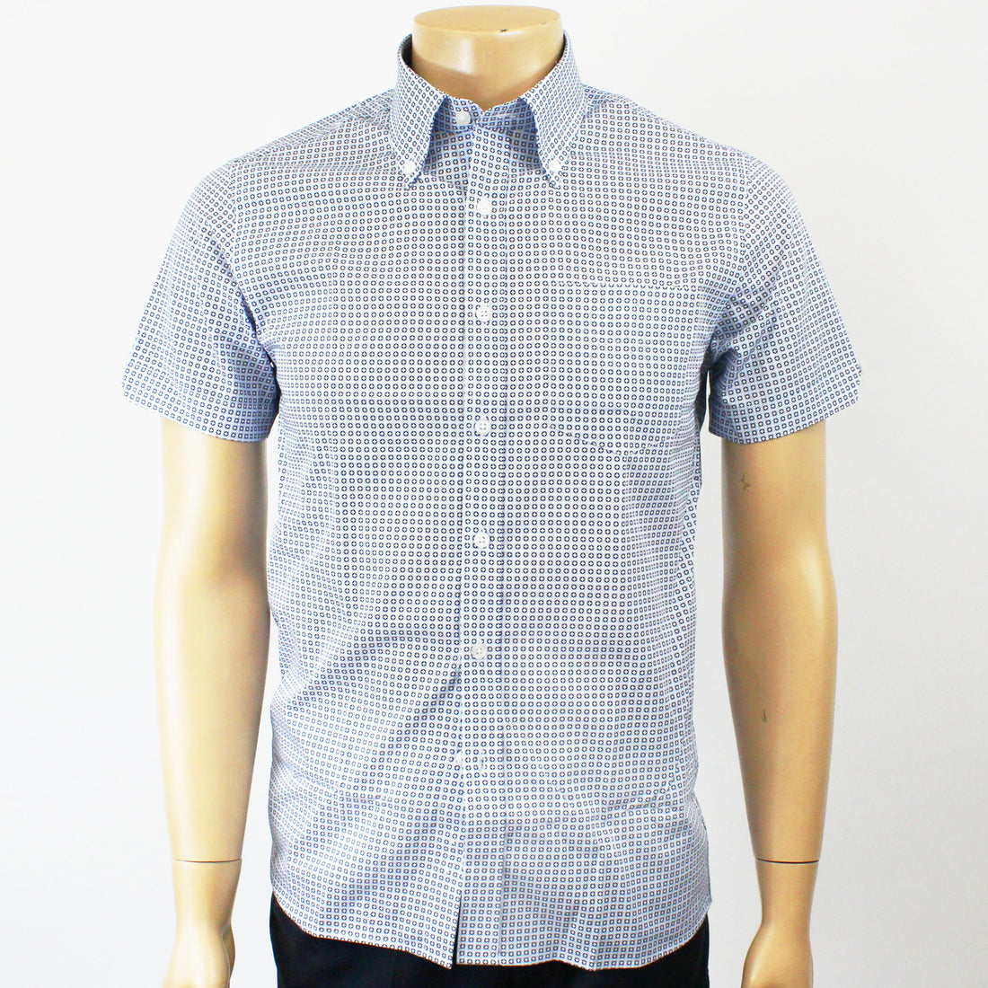 Short Sleeve Button Down - Mosaic
