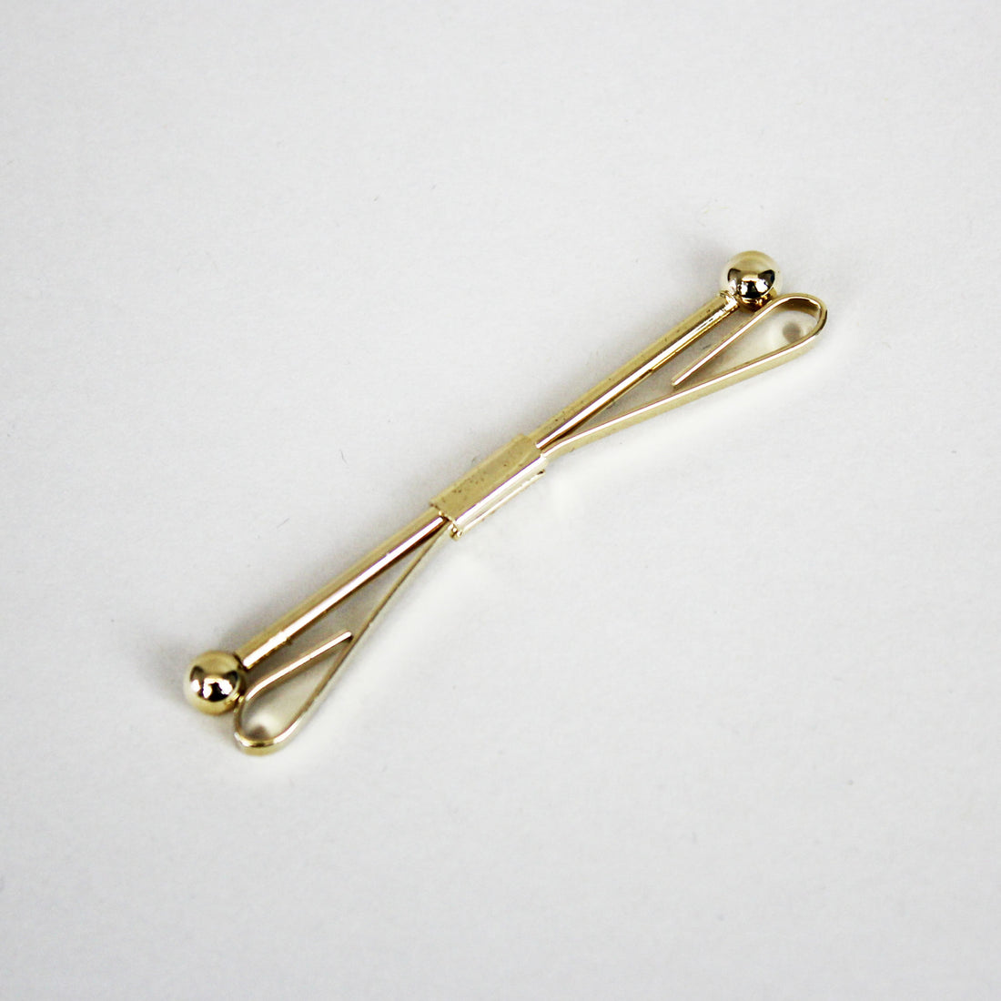 Collar Bar Ball End - Gold