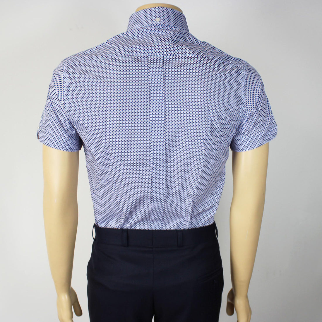 Short Sleeve Button Down - Red Dot