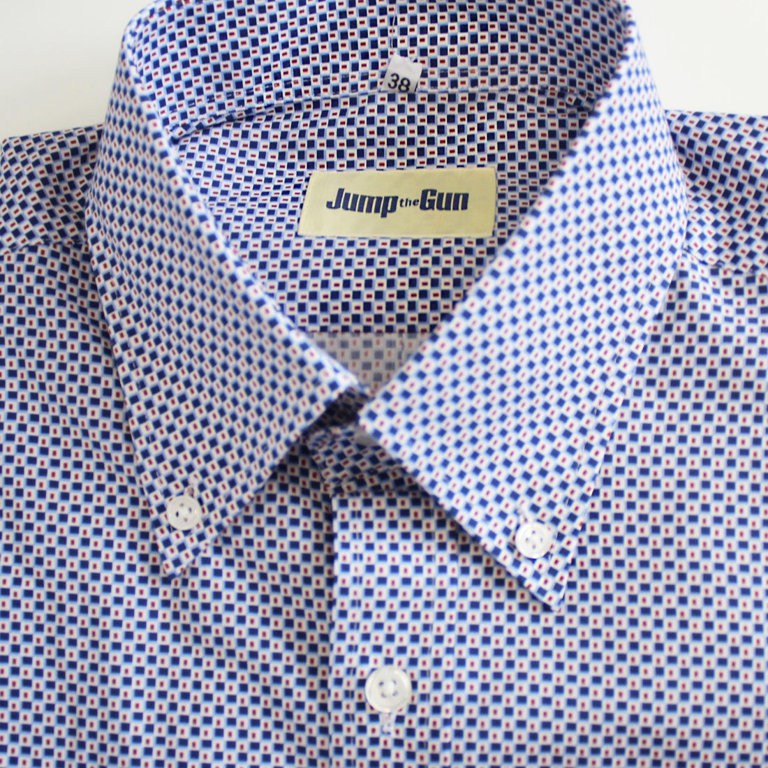 Short Sleeve Button Down - Red Dot