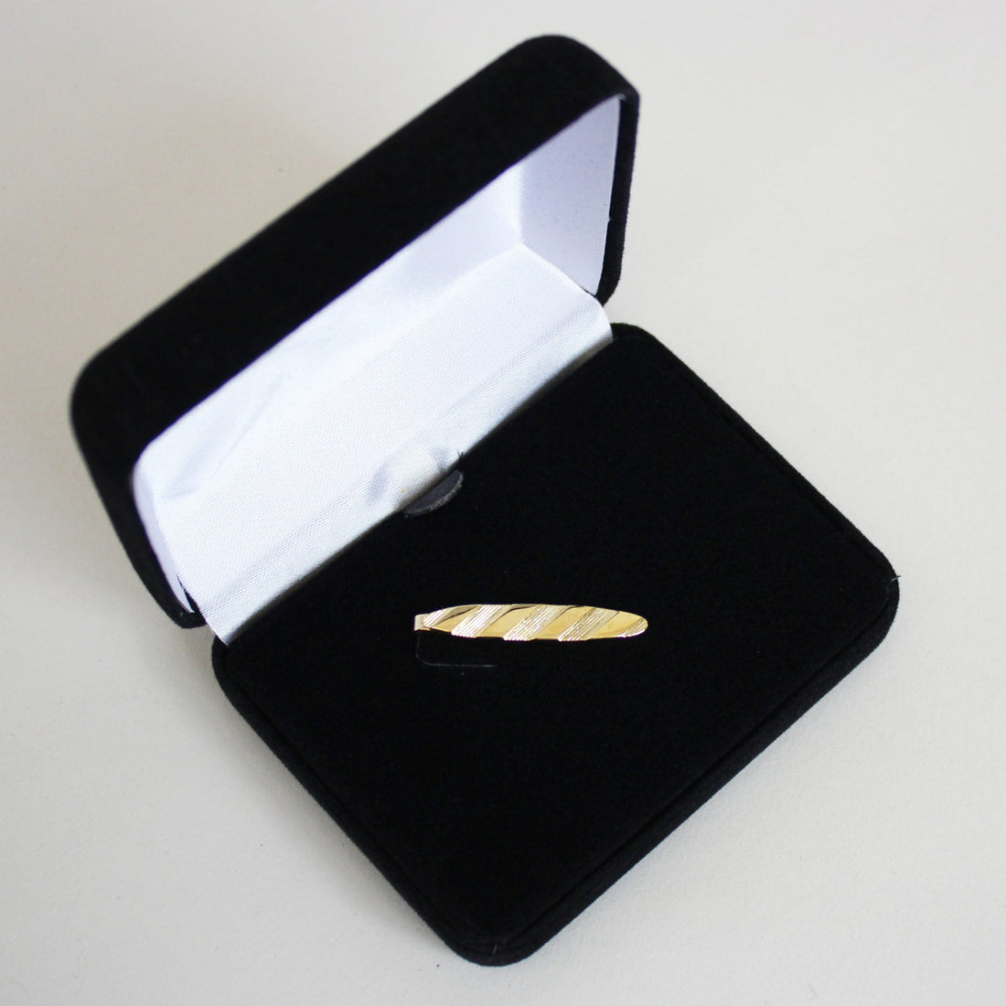 Tie Bar Striped - Gold