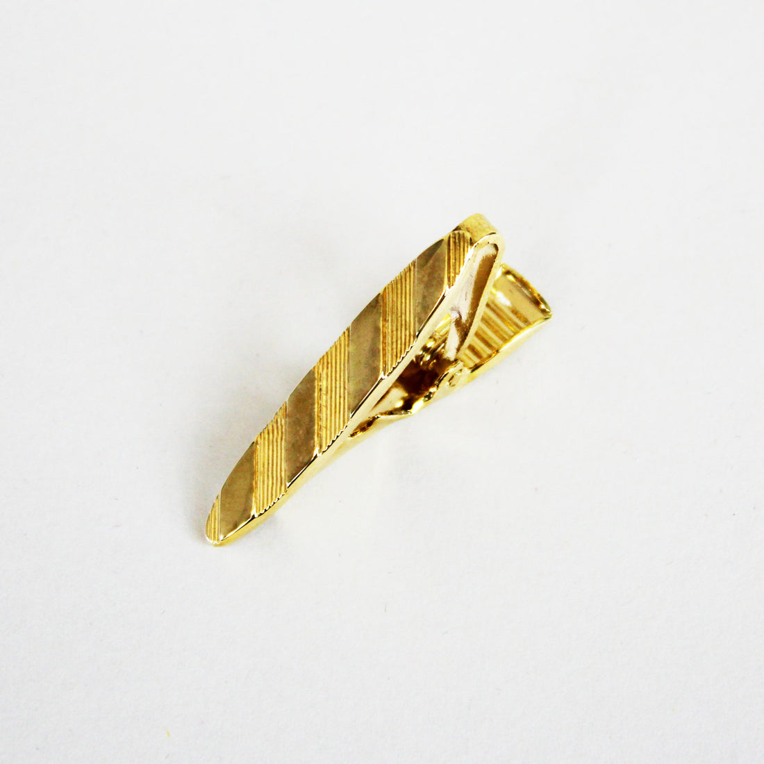 Tie Bar Striped - Gold