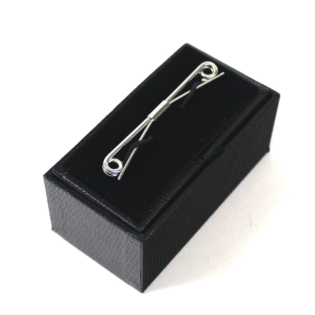 Collar Bar Rolled End - Silver