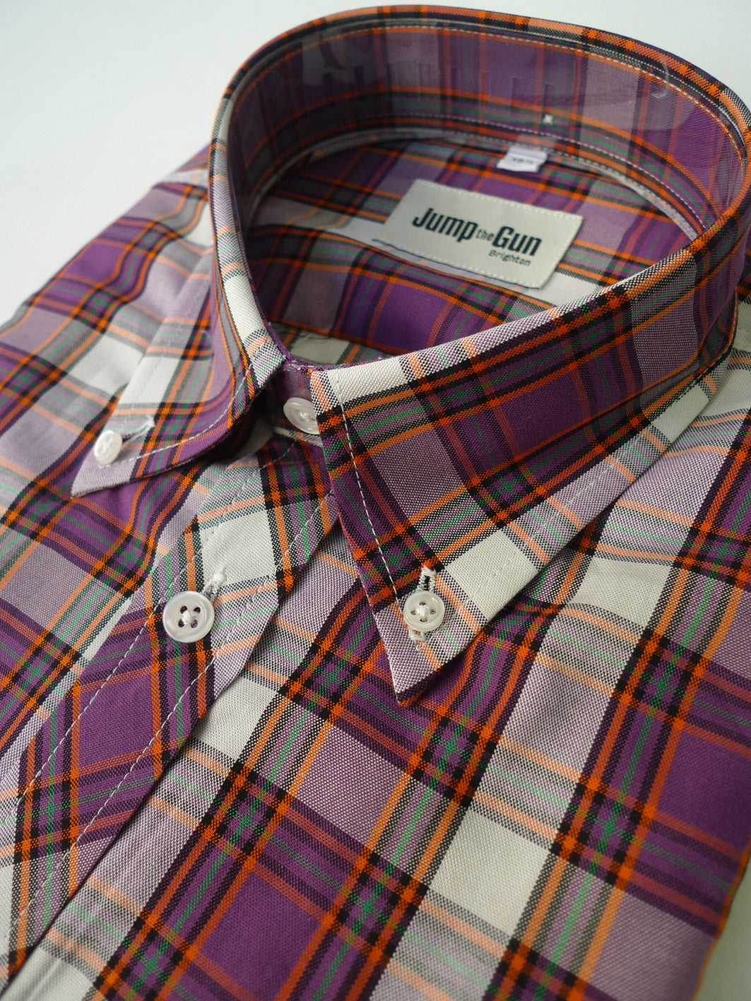 Purple Bright check 057 L/S