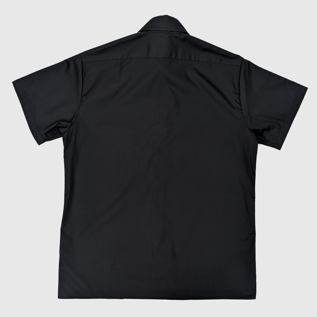 Getz Short Sleeve - Black Poplin