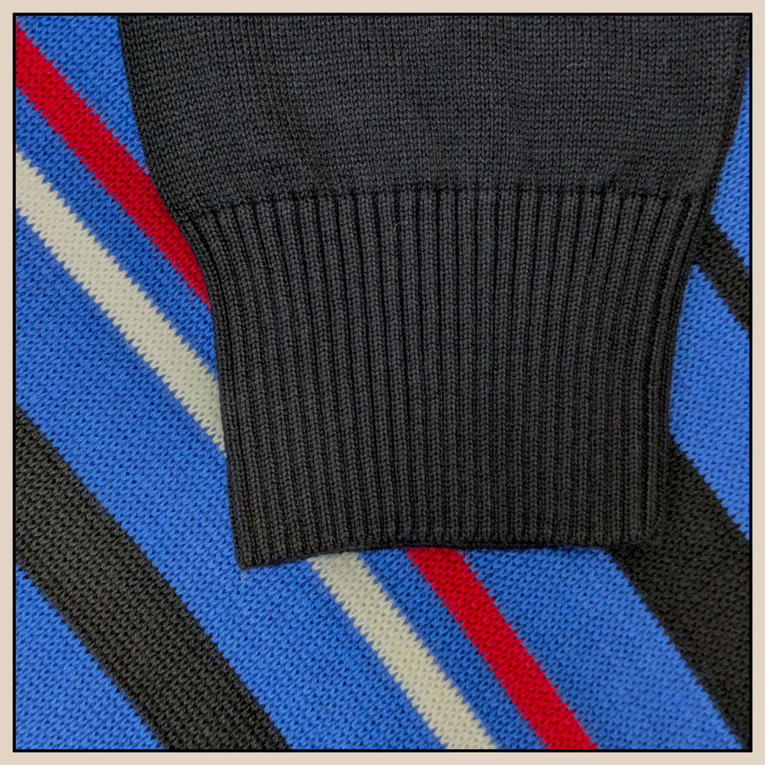 Sands L/S Button-Through Knit - Navy