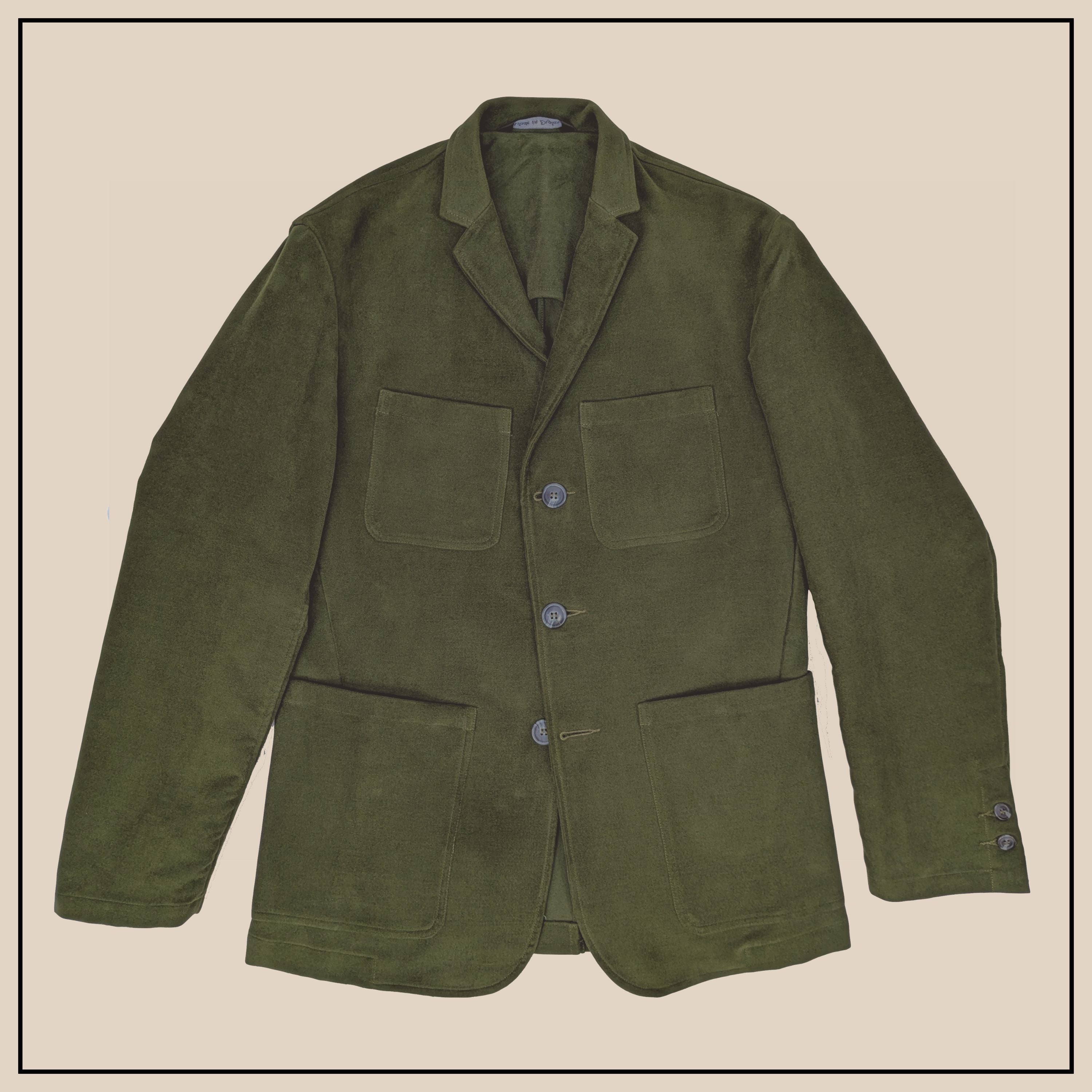 Work Jacket - Olive Moleskin – Jump The Gun
