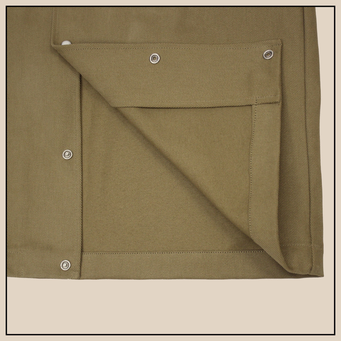 Kennedy Jacket - Khaki Twill