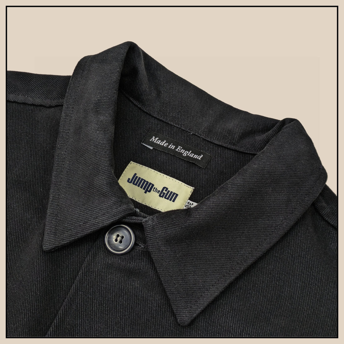 Driver Jacket - Black Twill