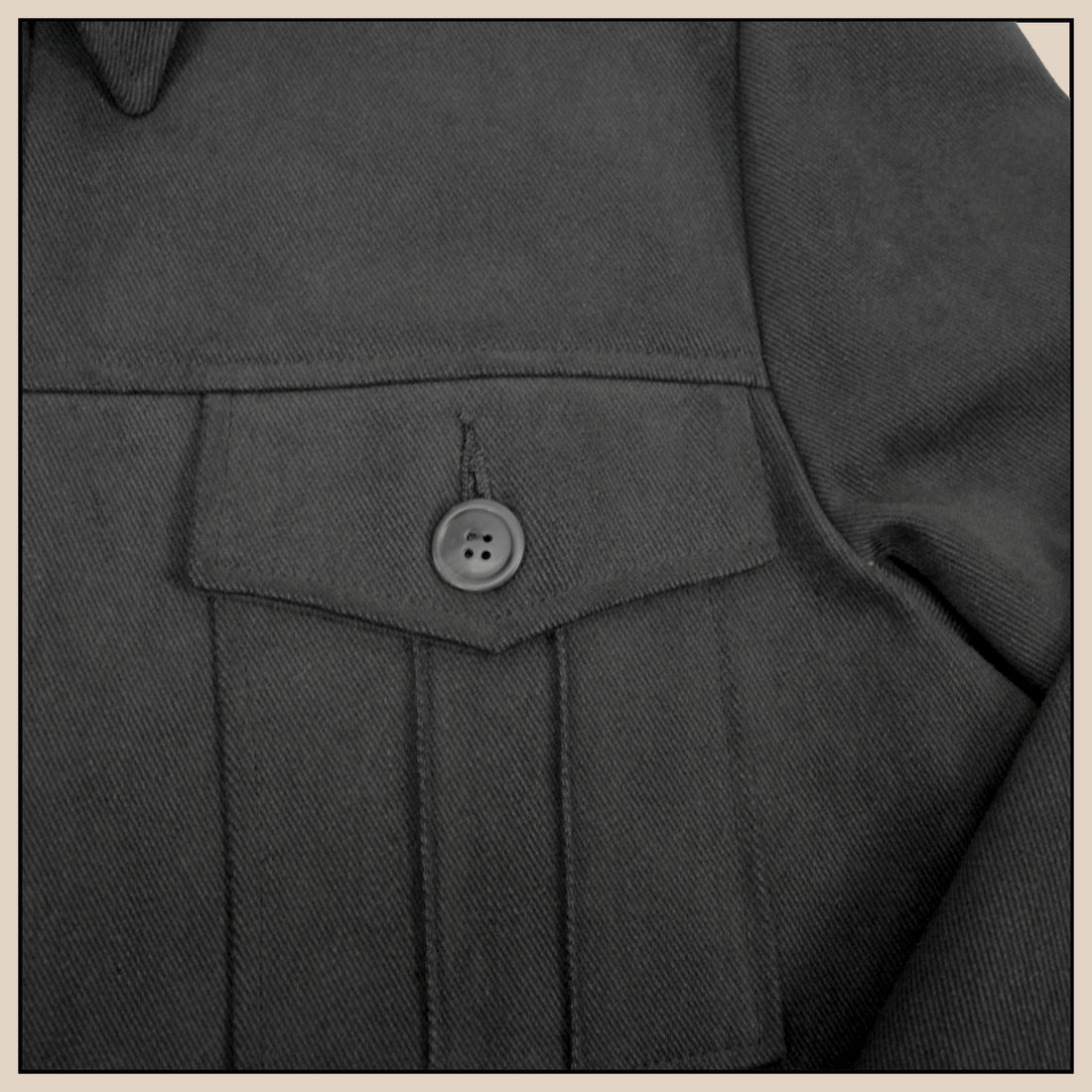 Charlie Jacket - Black Twill