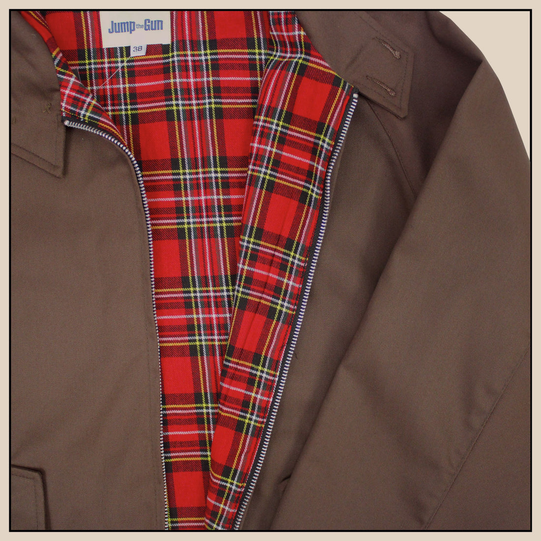 Harrington Jacket - Brown