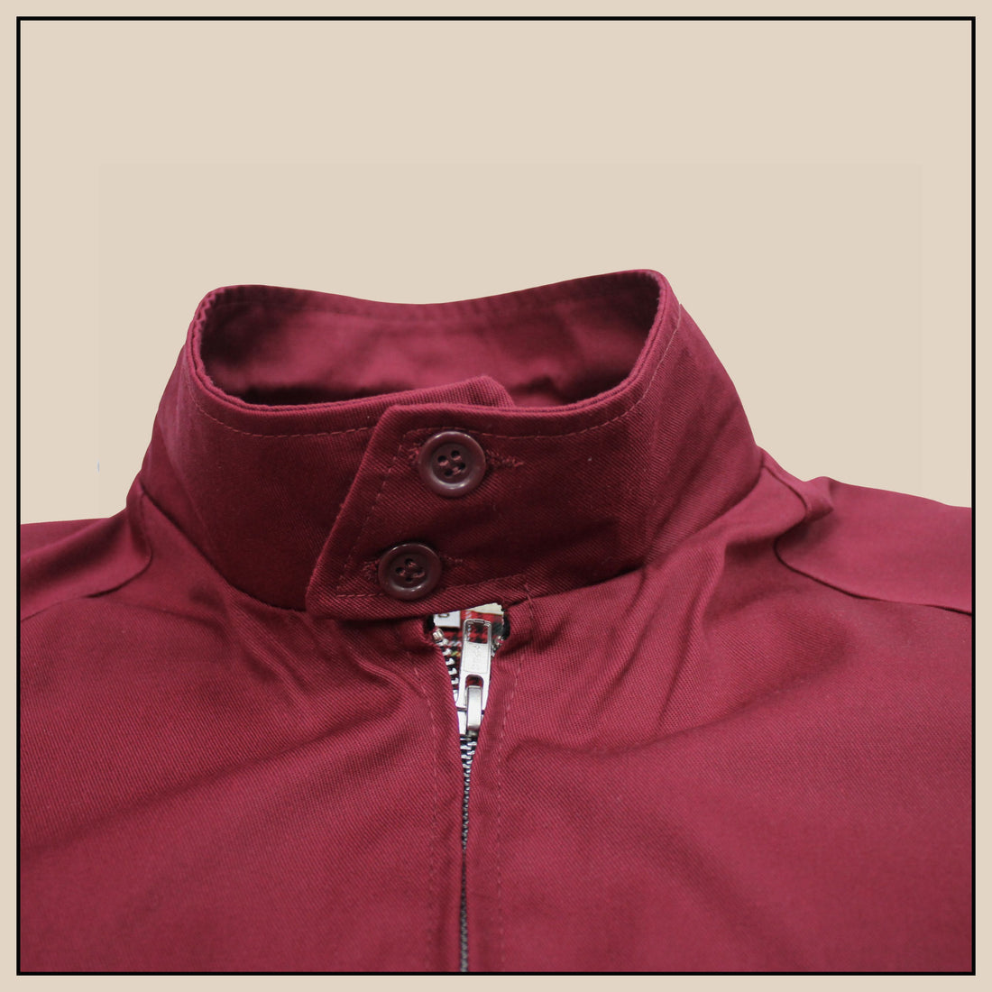 Harrington Jacket - Burgundy