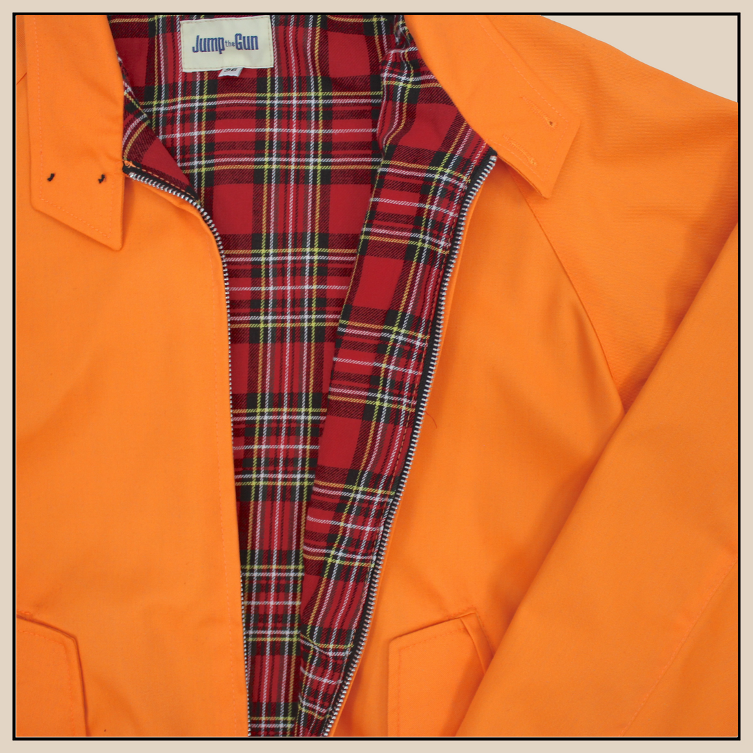 Harrington Jacket - Hi-Vis Orange