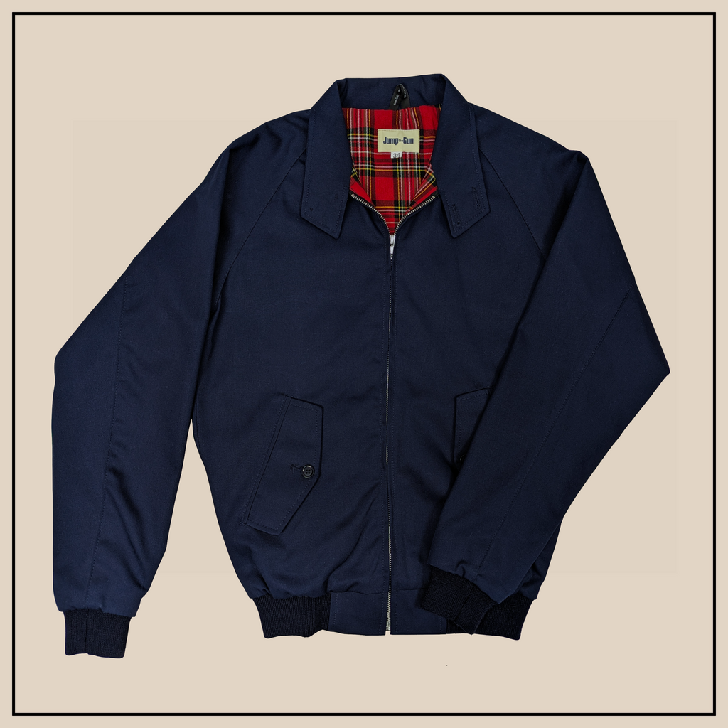 Harrington Jacket - Navy – Jump The Gun