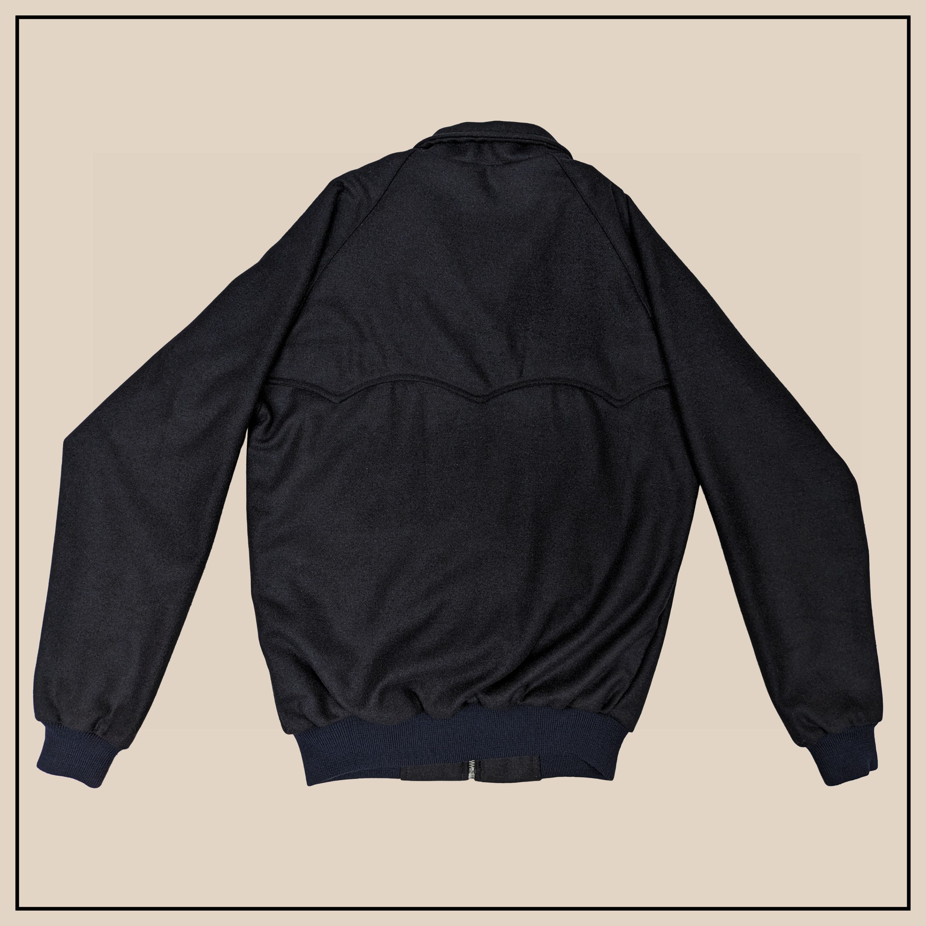 Harrington Jacket - Navy Melton Wool – Jump The Gun