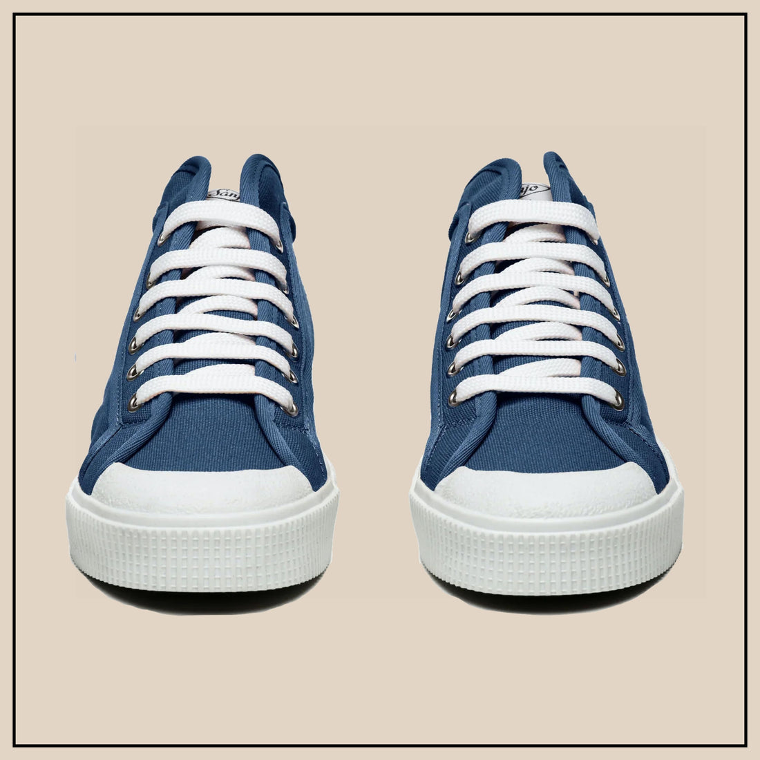 Sanjo K100 Basketball - Navy/White