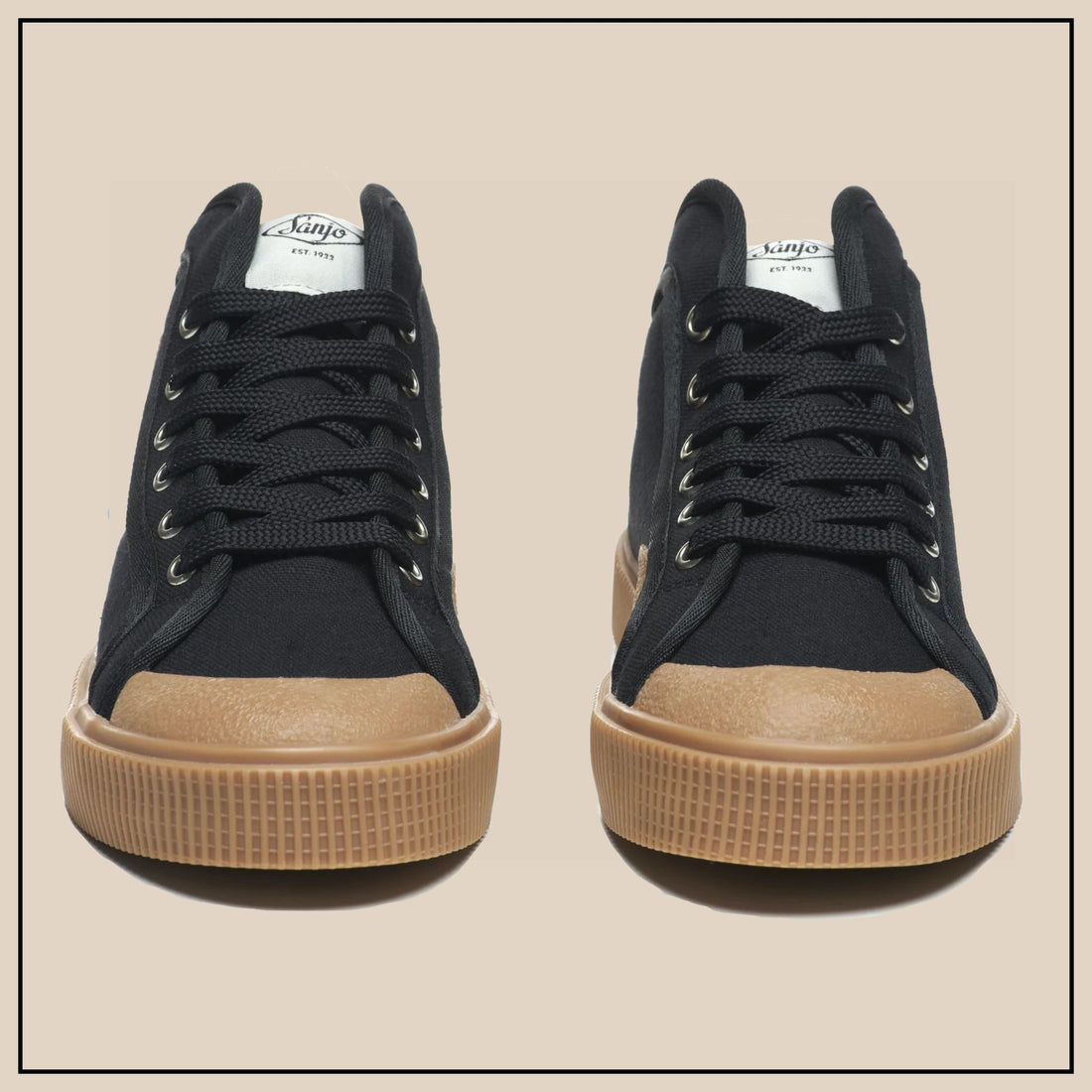 Sanjo K100 Basketball - Black/Gum