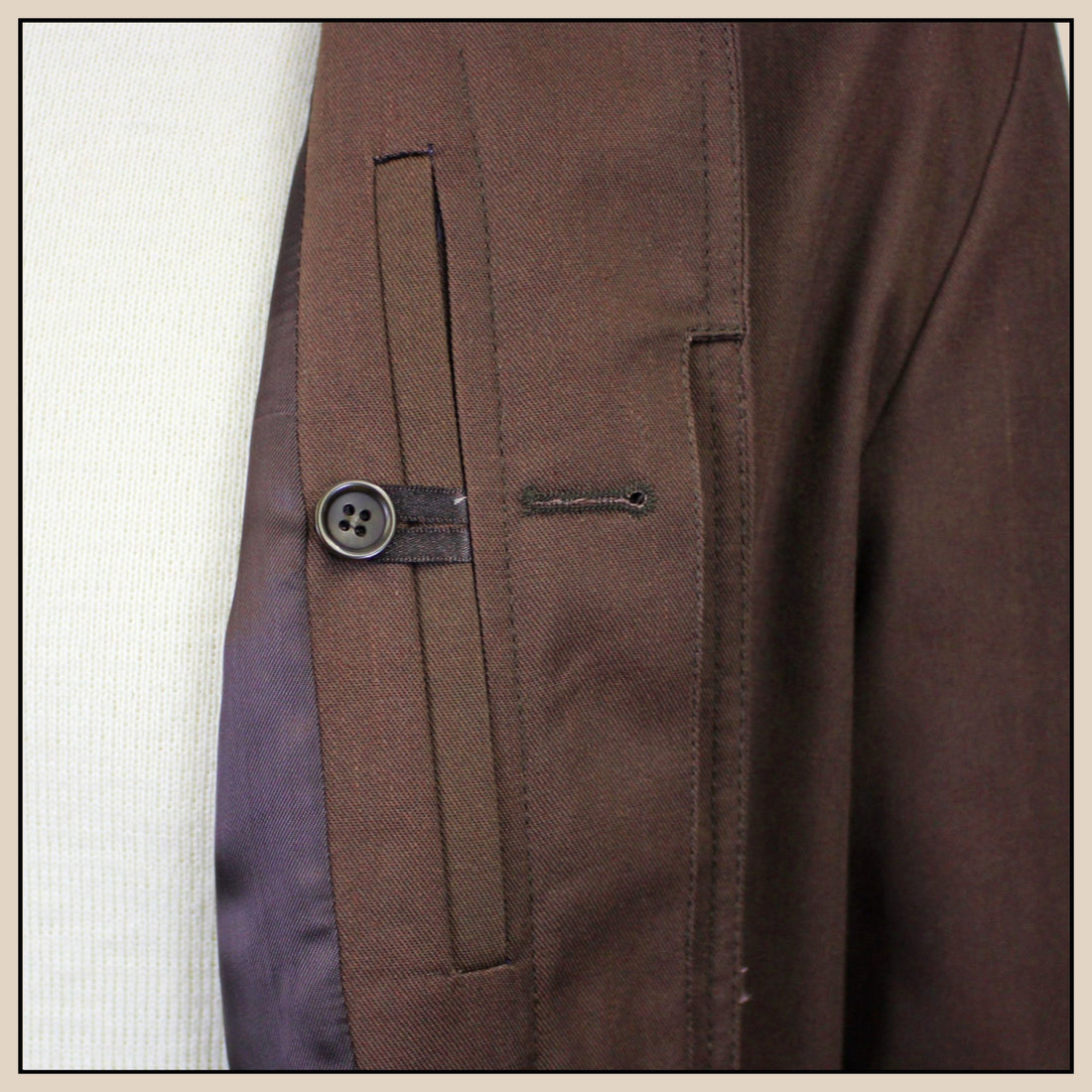 Caine Raincoat - Brown