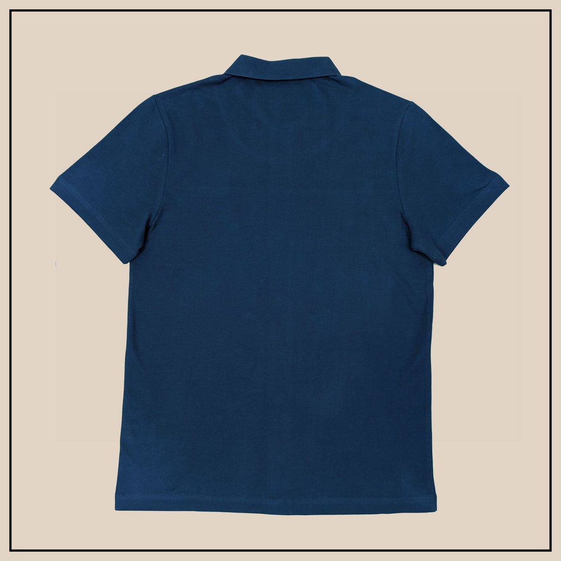 Napoli Button-Through Polo - Indigo