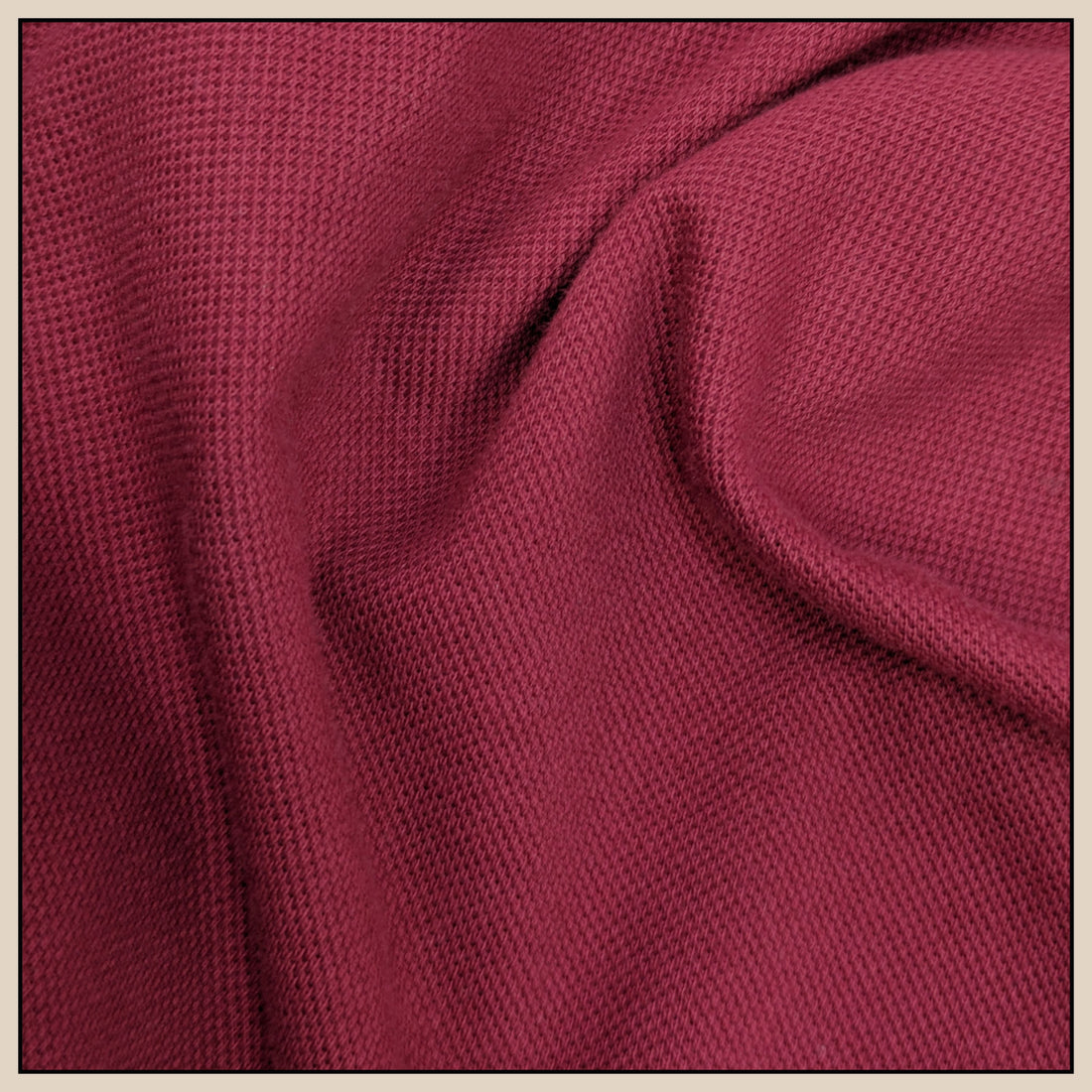 Napoli Button-Through Polo - Wine