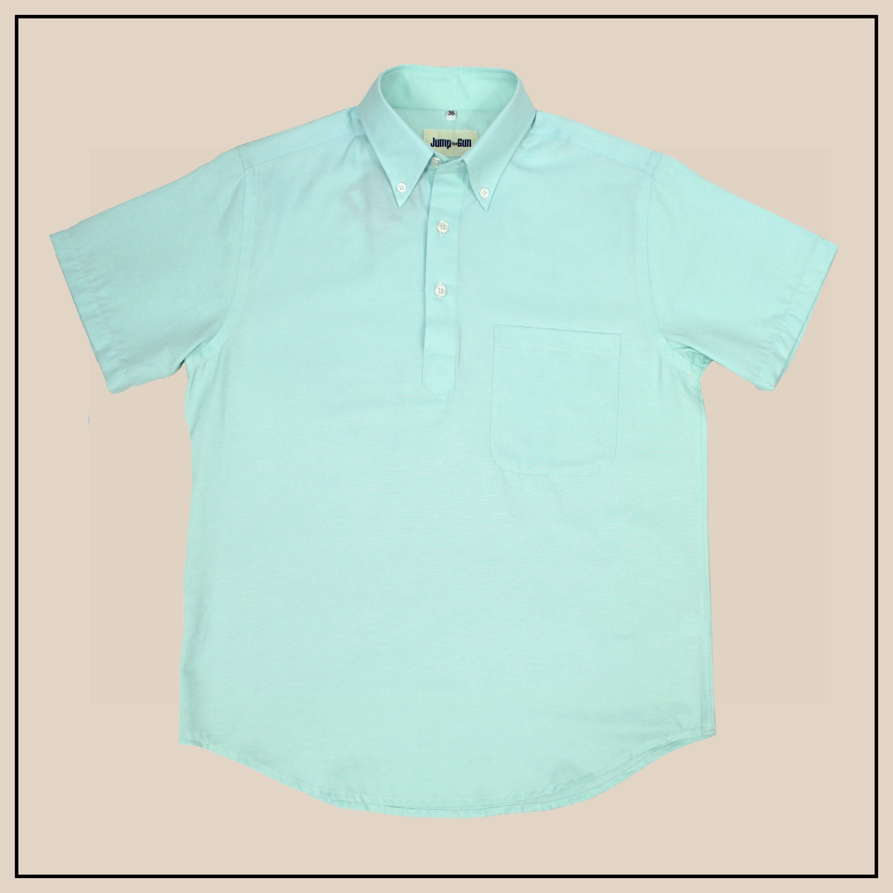 セオリーLightweight Wool Pocket Shirt SMILE POCKET OPEN COLLAR SHIRTS ‐Wool Rayon Gradetion stripe