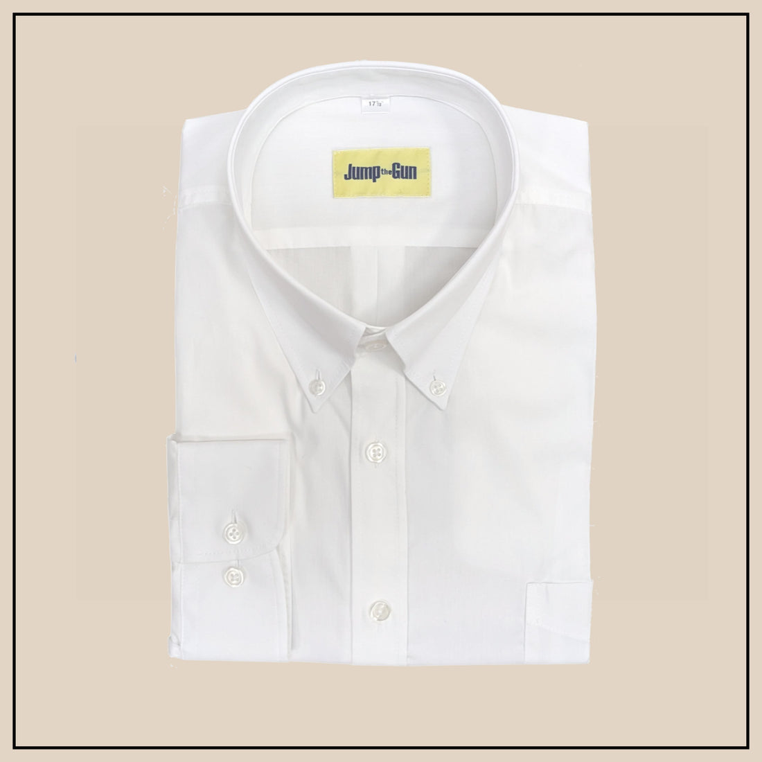 Button Down Shirt - White Poplin