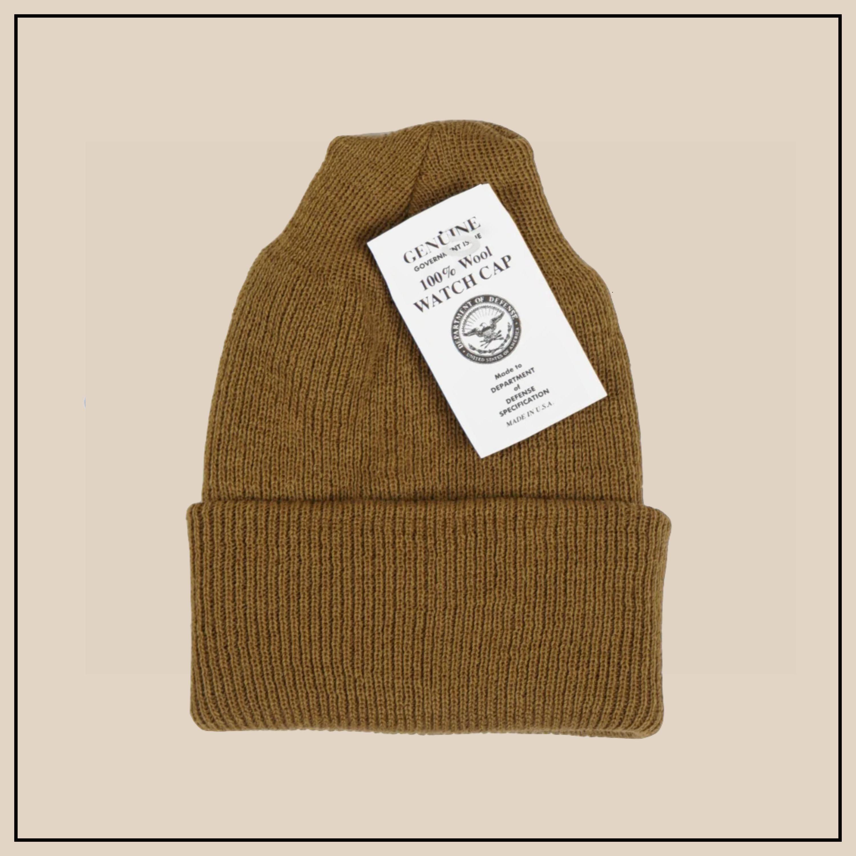 Tan knit hat online