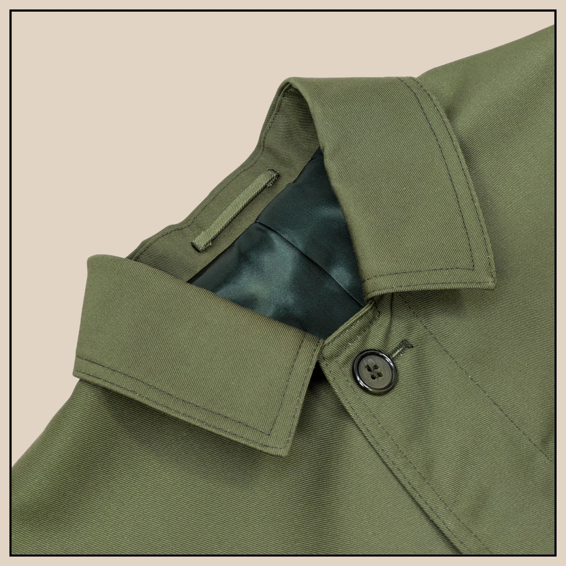 Caine Raincoat - Olive