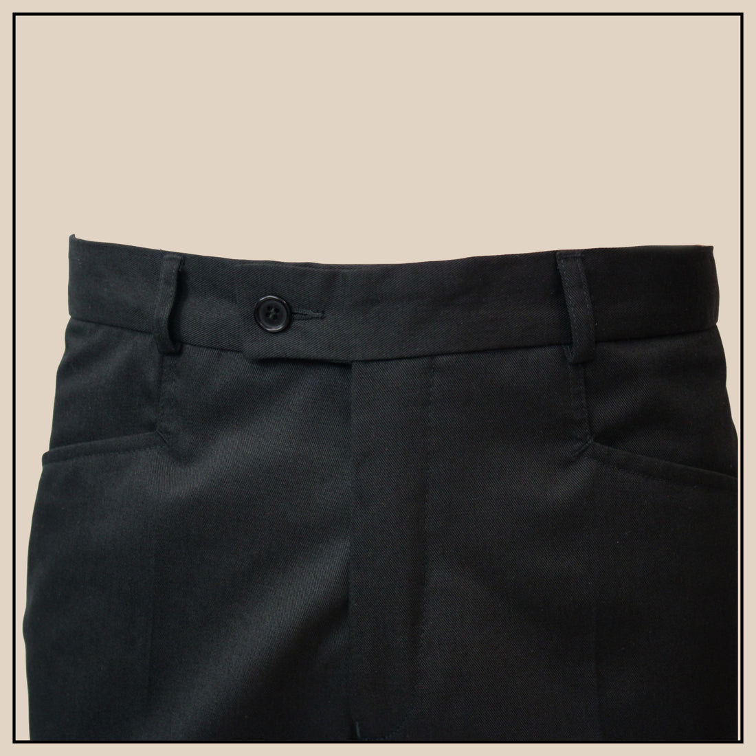 Sta Prest Trousers - Black