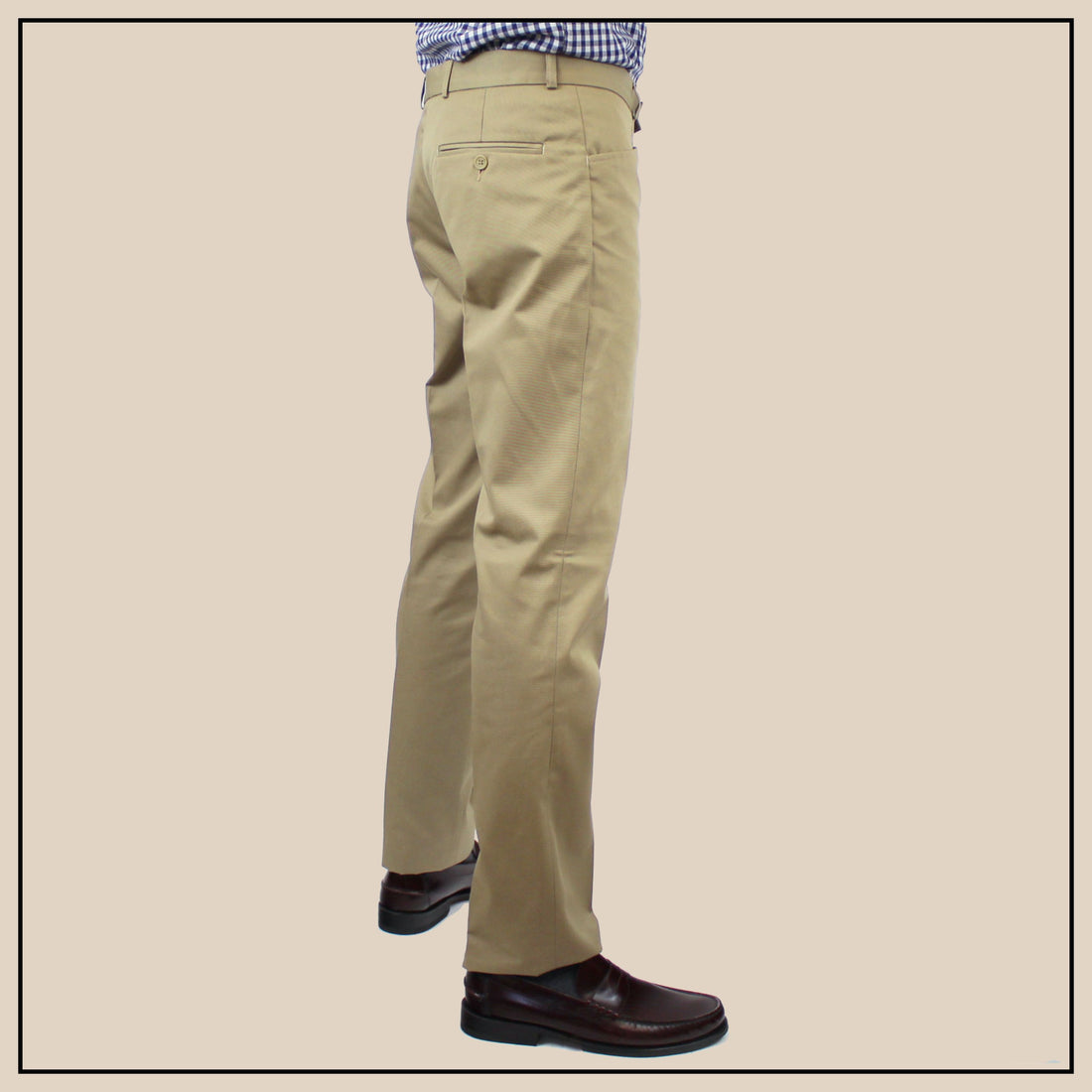 Sta Prest Trousers - Tan