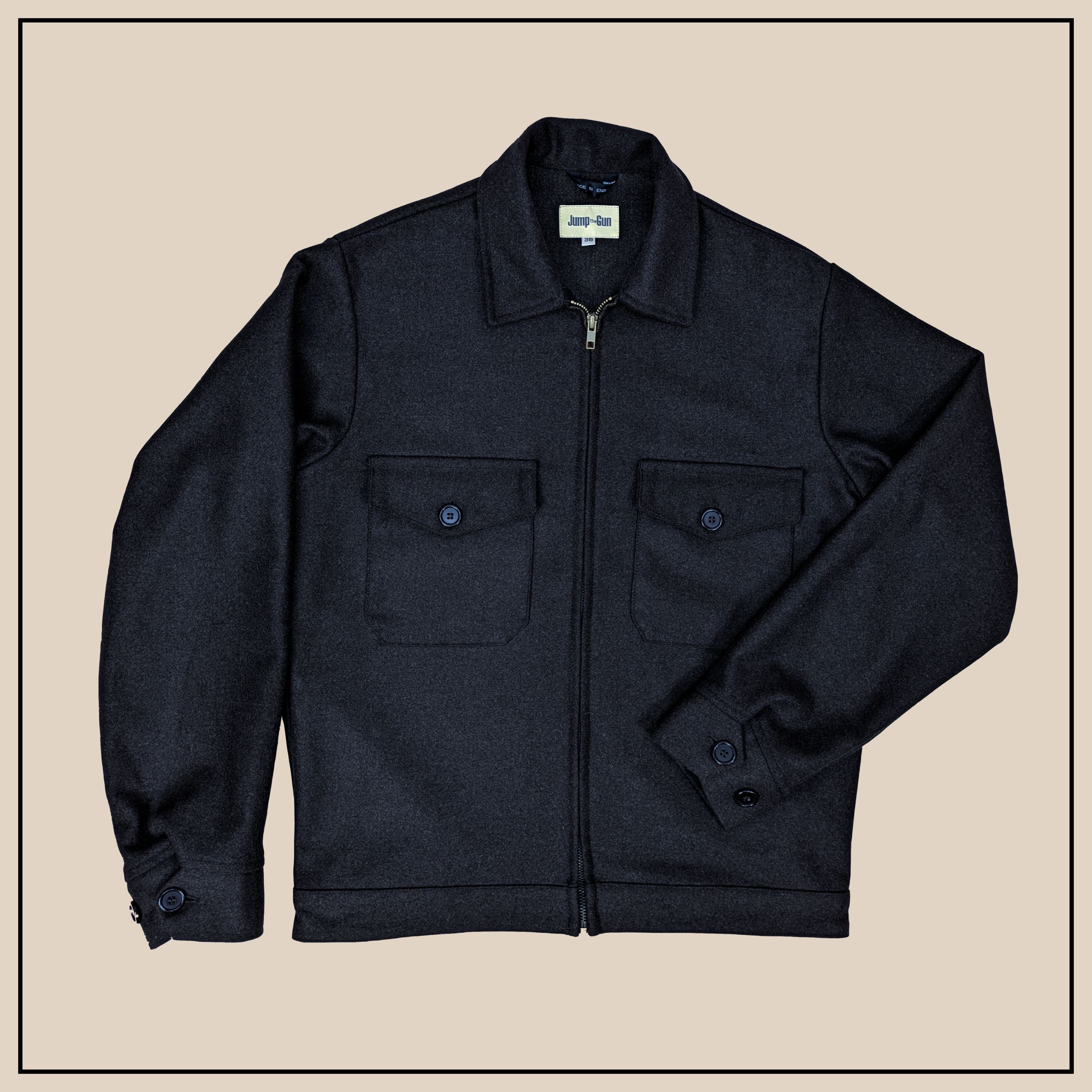 ジャケット・アウター Vintage 50s British donkey work jacket Vintage British Style Workers Red Tartan Lined Black Donkey