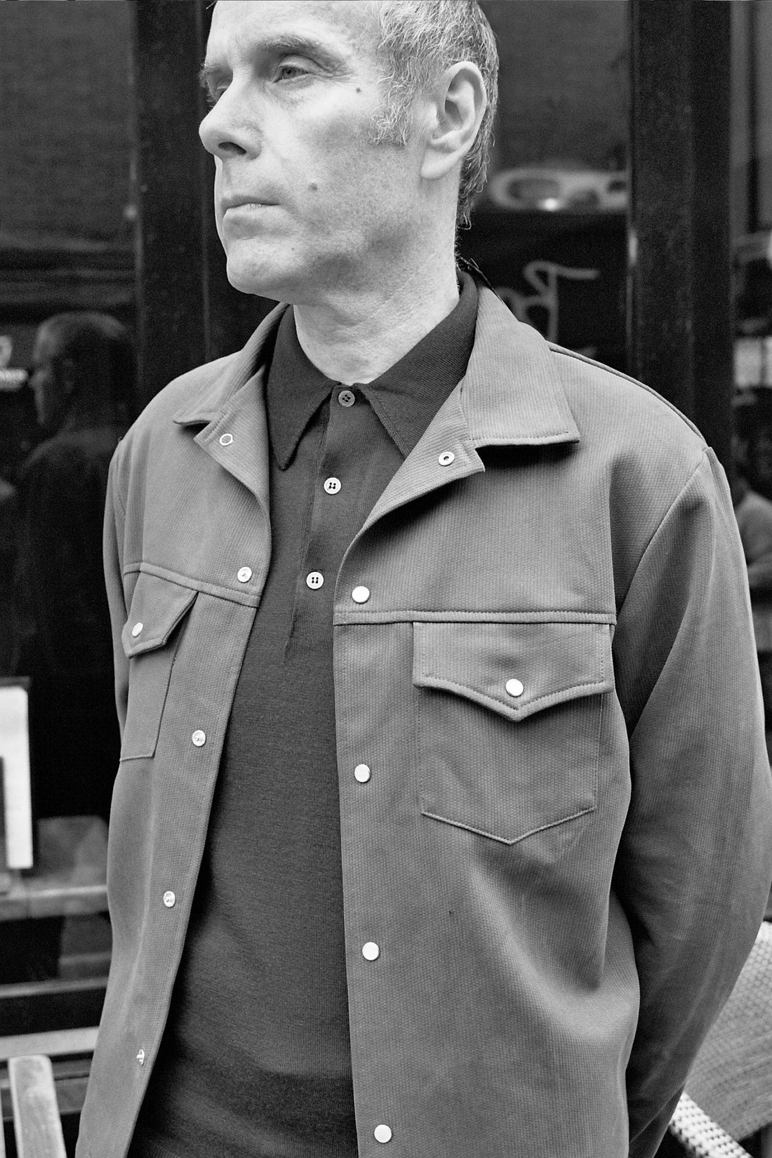 Merino Long Sleeve Polo - Claret