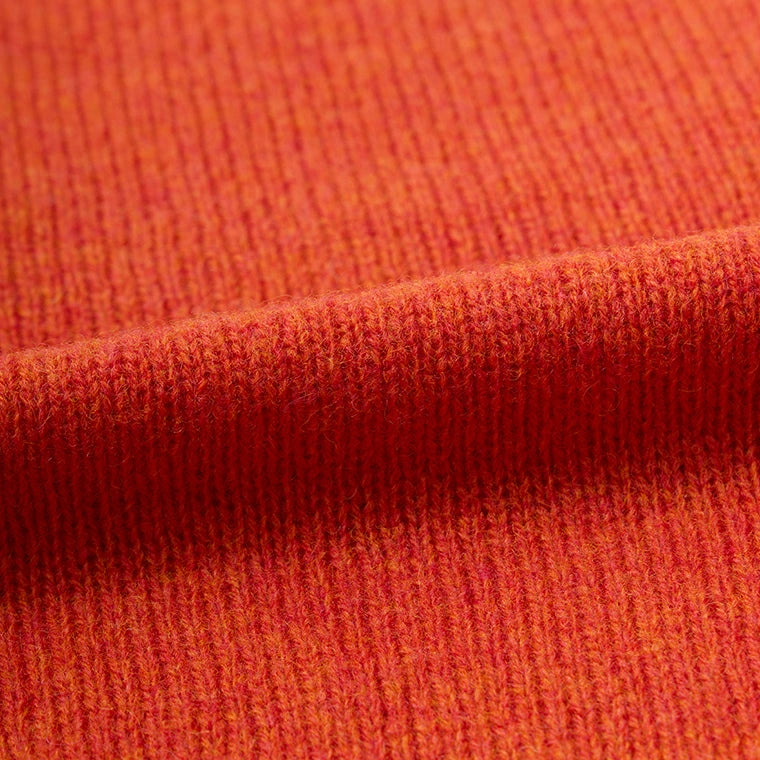 Shetland Knit Jumper - Flame