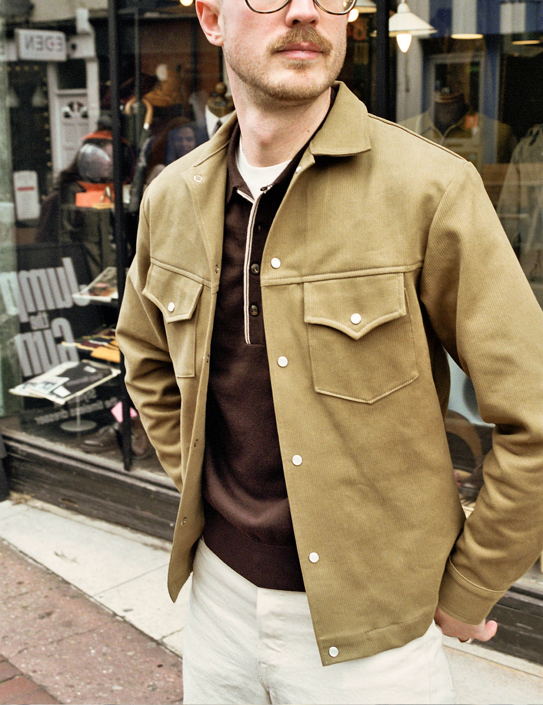 Kennedy Jacket - Tan Bedford Cord