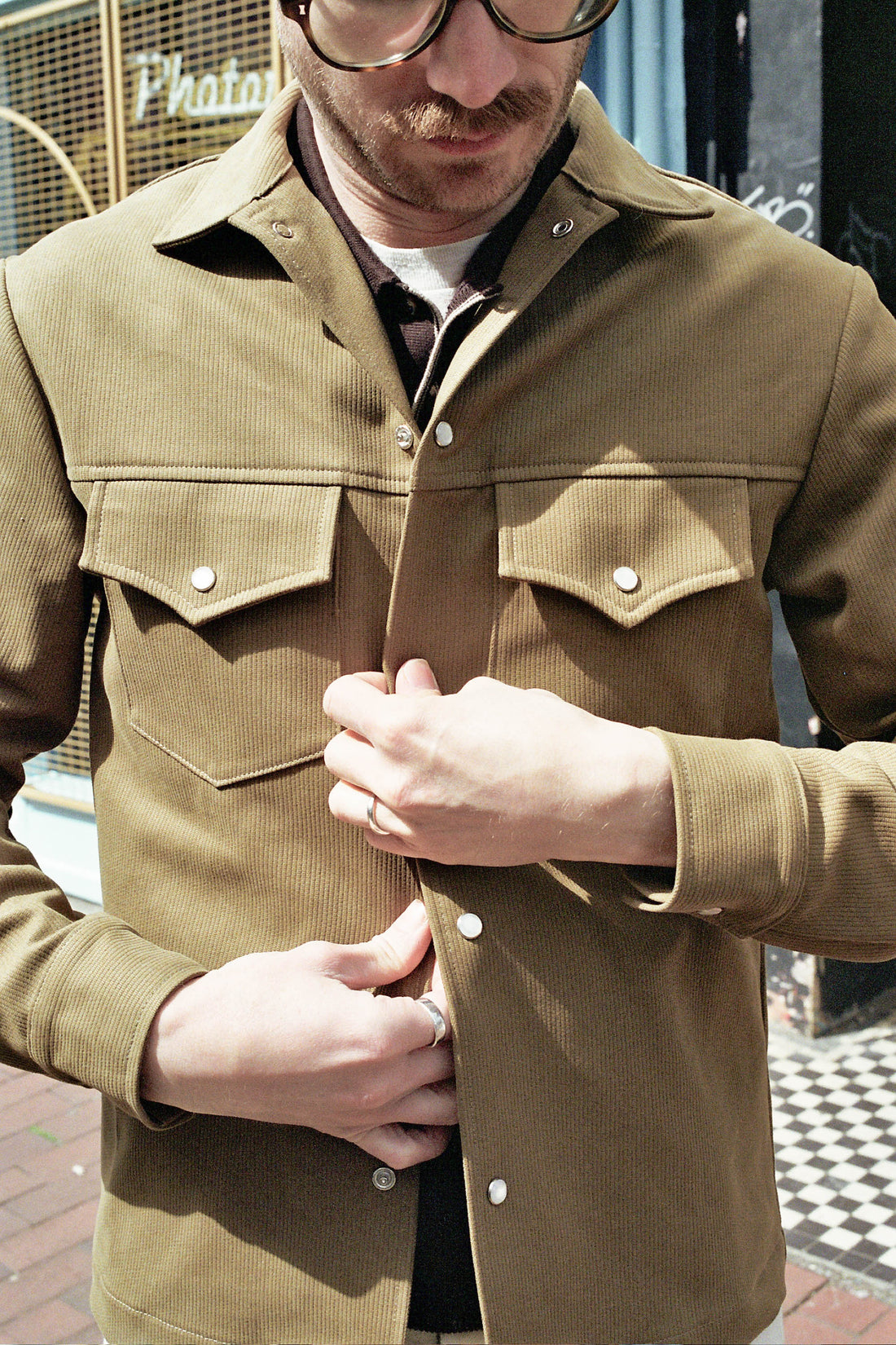 Kennedy Jacket - Tan Bedford Cord