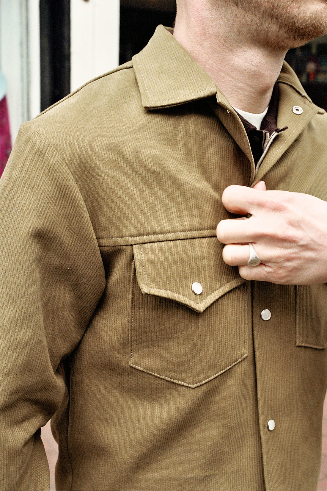 Kennedy Jacket - Tan Bedford Cord